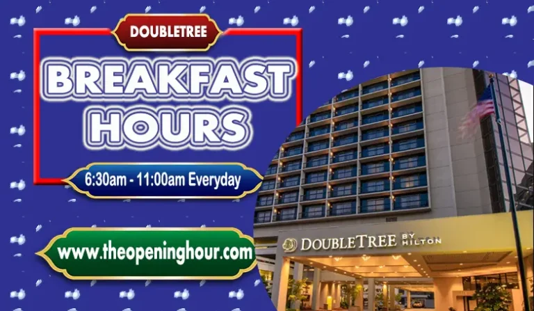 DoubleTree Breakfast Hours, Menu and Prices Guide
