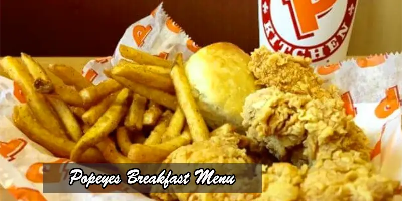 Popeyes breakfast menu 2023