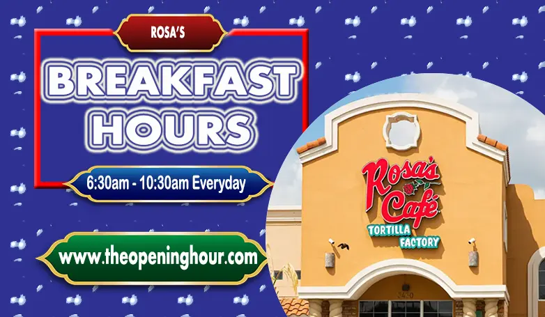 Does Rosa'S Cafe Spangles Serve Breakfast All Day?  