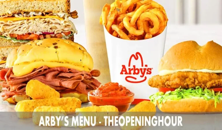 Arby's menu 2024