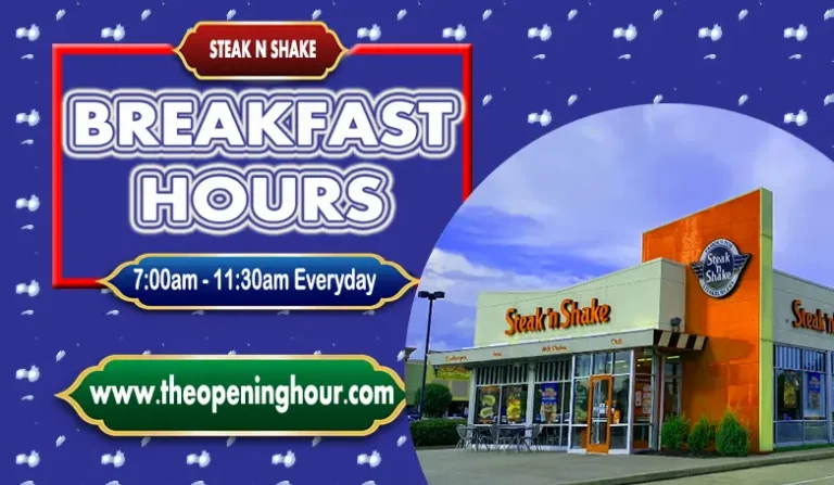 Steak n Shake Breakfast Hours, Menu & Prices [Updated]