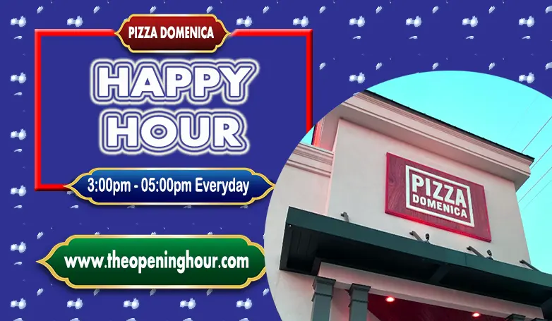 Pizza Domenica Happy Hour 2023