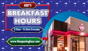 Arby's breakfast hours 2024