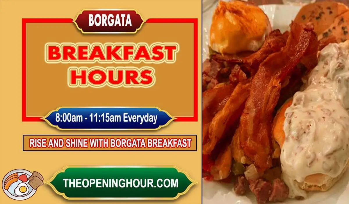 Borgata breakfast hours menu