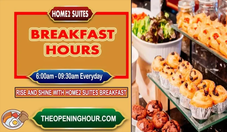 Home2 Suites breakfast hours menu