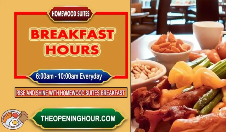 Homewood Suites breakfast hours menu