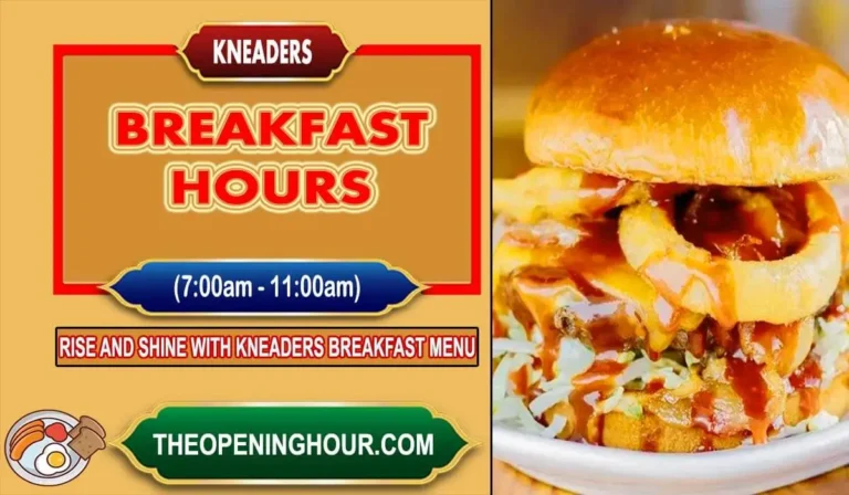 Kneaders breakfast hours menu