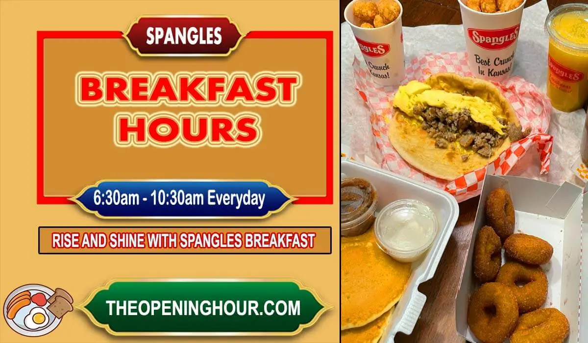 Spangles breakfast hours times