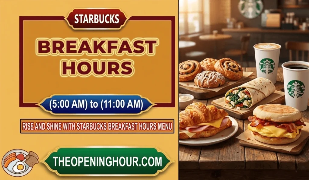 Starbucks breakfast menu